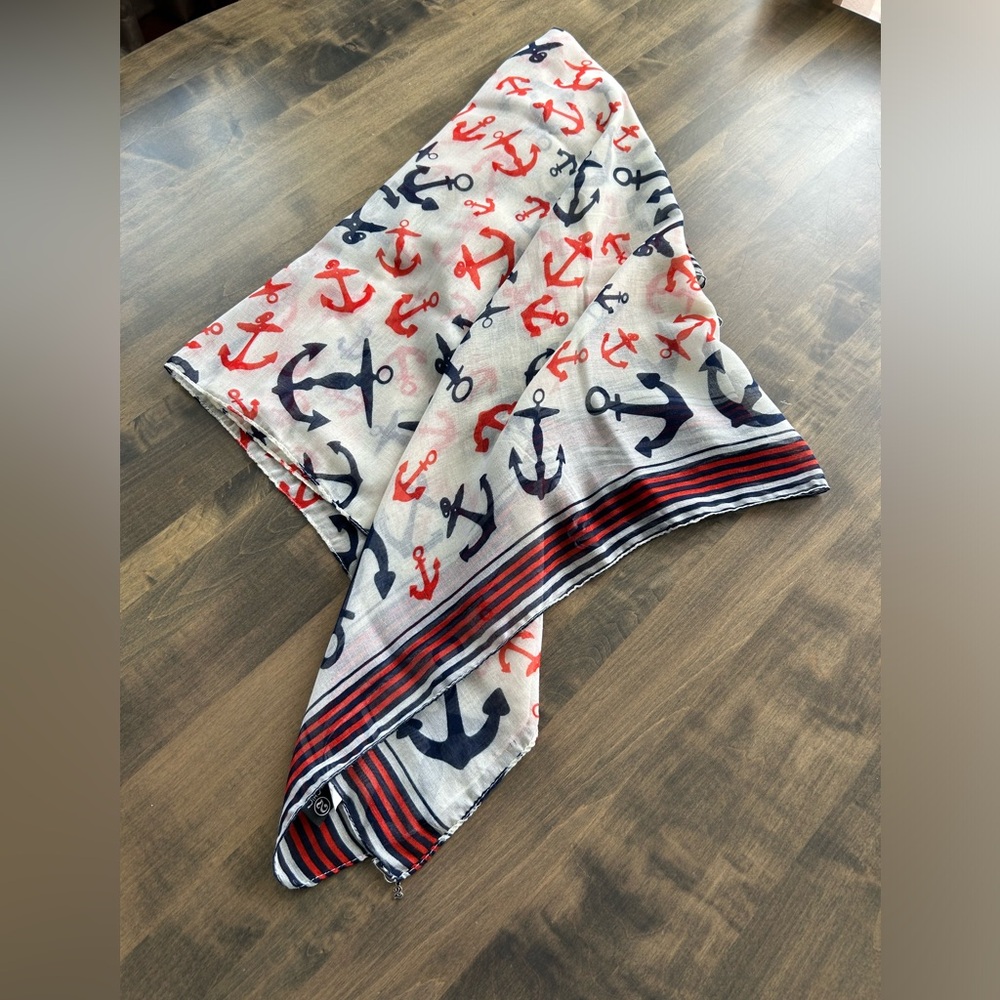 ⛵️⛵️Anchor Motif oversized summer wrap ⚓️⛴️⛵️⛵️💙